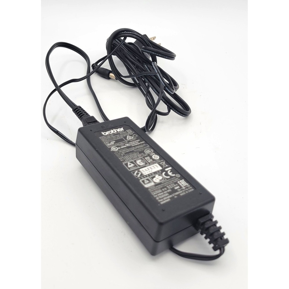 Brother SA-AD24B 24V 2A Power Adapter for Brother Sewing Machines Black